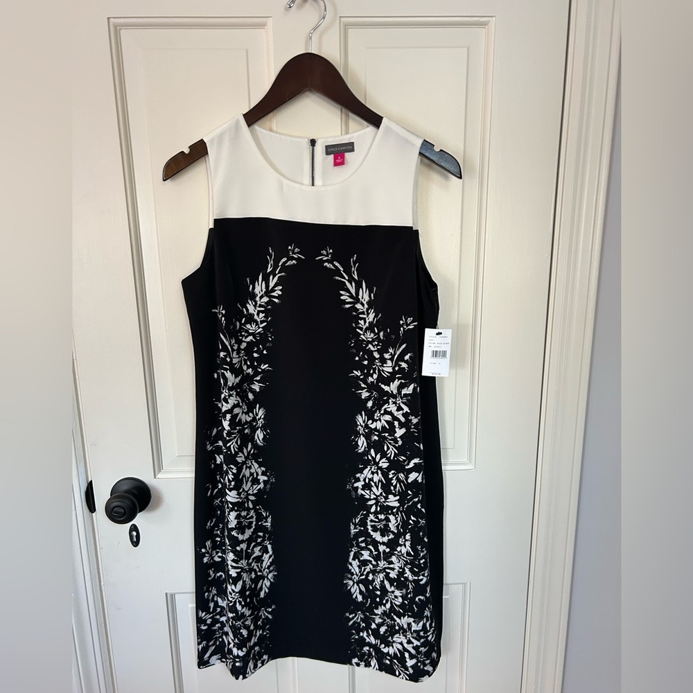 Vince Camuto black/white size 6 dress